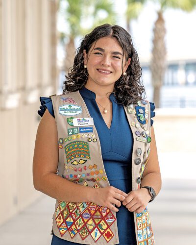 Rhodes receives $10,000 Gold Award Scholarship from Girl Scouts USA